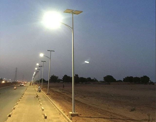 4M 12W Solar Street Lights Energy Saving